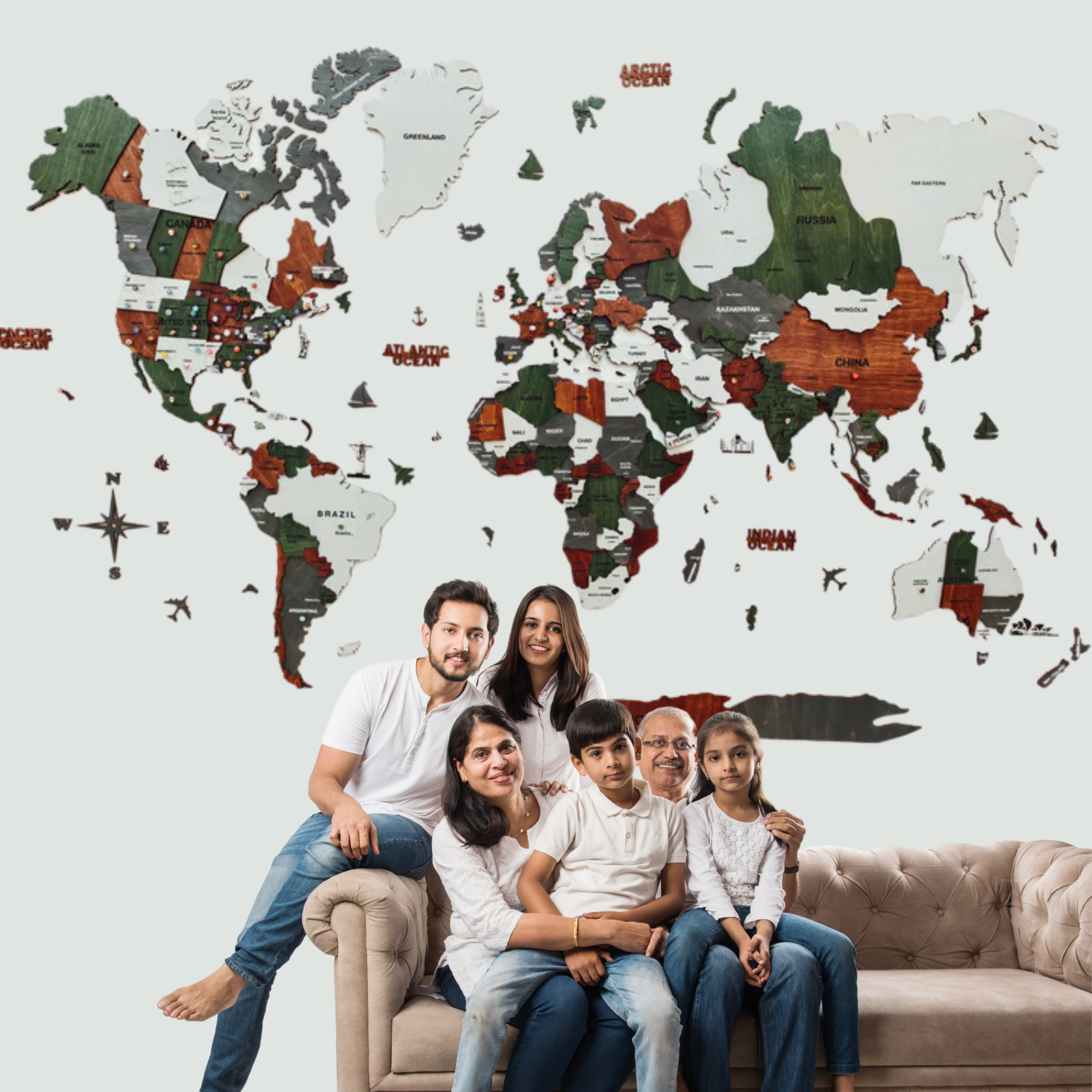 3D World Map
